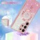 Bonoma Compatible with Samsung Galaxy S25 Ultra Case Support for MagSafe Plating Heart Glitter Magnetic Case TPU Camera Protection Back Cover for Phone Case Pink
