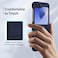 BonYonka Case for Samsung Galaxy Z Flip 6 Hard PC Slim Fit Bumper Case AntiScratch Shockproof Protective Phone Cover Blue