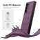 BonYonka Case for Samsung Galaxy Z Fold 6 Hard PC Slim Fit Bumper Case AntiScratch Shockproof Protective Phone Cover Purple