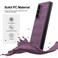 BonYonka Case for Samsung Galaxy Z Fold 6 Hard PC Slim Fit Bumper Case AntiScratch Shockproof Protective Phone Cover Purple