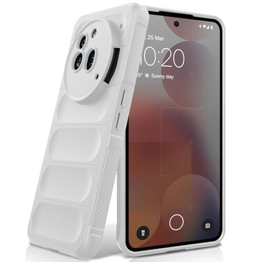 BonYonka Silicone Case for Nothing Phone 3a Pro AntiScratch Microfiber Lining Shockproof Case with Camera Protection Purple