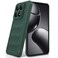 BonYonka Silicone Case for Xiaomi 14T Pro AntiScratch Microfiber Lining Shockproof Case with Camera Protection Green
