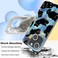 buccilly iPhone 1314 Case Black Cat Design Slim Silicone Bumper Case Wireless Charging Compatible