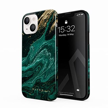 BURGA Unisex Phone Case for iPhone 13 DualLayer Hybrid Design with ShockAbsorbing TPU Durable Exterior ScratchResistant Finish and Raised Bezel Edge for Screen Protection Daily Use