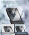 Caka for Samsung Galaxy Z Flip 65 Case with Hinge Protection Screen Protector Included Dual Layer TPUPC Protective Cover Wireless Charging Compatible Slim PocketFriendly Phone Case Black