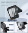 Caka for Samsung Galaxy Z Flip 65 Case with Hinge Protection Screen Protector Included Dual Layer TPUPC Protective Cover Wireless Charging Compatible Slim PocketFriendly Phone Case Black