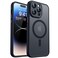 CANSHN Magnetic Compatible with iPhone 14 Pro Case Upgraded Full Camera Protection Compatible with Magsafe Translucent Matte Shockproof Protective Phone Case Cover 61 Inch Black