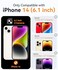 CANSHN Magnetic for iPhone 14 Case Upgraded Full Camera Protection Compatible with Magsafe Translucent Matte Shockproof Protective Phone Case for iPhone 14 61 Red