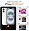 CANSHN Magnetic for iPhone 16 Case Clear Upgraded Full Camera Protection Compatible with Magsafe NonYellowing Protective Shockproof Bumper Clear