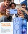 CANSHN Magnetic for iPhone 16 Plus Case Upgraded Full Camera Protection Compatible with Magsafe Translucent Matte Shockproof Protective Phone Case for iPhone 16 Plus Ultramarine
