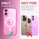 CAPRARO Magnetic Compatible with iPhone 16 Case Upgraded Full Camera Protection Compatible with MagSafe Protective Translucent Matte Women Girl Phone Case Cover Clear Neon