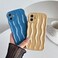 Caseative for iPhone 12 CaseWater Ripple Pattern Curly Wave Frame Soft Phone Case LPurple