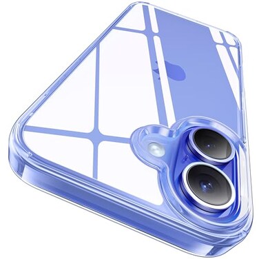 CASEKOO for iPhone 16 Plus Case Crystal Clear 12FT MilitaryGrade ProtectionNever Yellow Technology Transparent Slim Cover Women Men for iPhone 16 Plus Phone Case 67 inch Clear