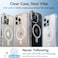 CASEKOO Ultra Magnetic Stand for iPhone 16 Pro Case Clear Compatible with MagSafe 16FT MilitaryGrade Protection Transparent Slim Phone Ring 16 Pro Phone Cover 63 inch Clear