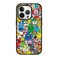 CASETiFY Impact iPhone 14 Pro Case 4X Military Grade Drop Tested 82ft Drop ProtectionCompatible with Magsafe Fun Friends by Jon Burgerman Glossy Black
