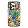 CASETiFY Impact iPhone 14 Pro Case 4X Military Grade Drop Tested 82ft Drop ProtectionCompatible with Magsafe Fun Friends by Jon Burgerman Glossy Black