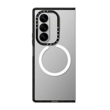 CASETiFY Impact Magnetic Case for Galaxy Z Fold 7 Clear Black