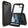 CBUS Full Body Phone Case with Builtin Screen Protector Cover Compatible with iPhone SE 3 SE 2 SE Full Body Black