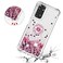 CCSmall for Xiaomi Redmi Note 11 4G Clear Glitter Case with Diamond Ring Holder for Women Soft TPU Bling Liquid Quicksand Sparkly Transparent Cover for Redmi Note 11 4GNote 11S 4G LSZ Rose Gold
