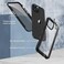 CENHUFO Privacy for iPhone 15 Case Full Body Phone Case with Builtin 9H Tempered Glass Privacy Screen Protector and Camera Lens Protector Anti Peep Spy Shockproof Bumper Clear Cover Black