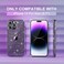 Choiche Compatible for iPhone 14 Pro Max Case Women Phone Case Cute Bling Sparkly Military Grade Protection 3 Diamond Camera Lens Covers 2 Tempered Glass Protectors 67 inch Glitter Clear