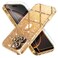 Choiche Compatible for iPhone 16 Pro Case Women Phone Case Cute Bling Sparkly Military Grade Drop Protection 3 Diamond Camera Lens Covers 2 Tempered Glass Protectors 63 inch Glitter Gold