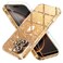 Choiche Compatible for iPhone 16 Pro Case Women Phone Case Cute Bling Sparkly Military Grade Drop Protection 3 Diamond Camera Lens Covers 2 Tempered Glass Protectors 63 inch Glitter Gold