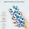 Cjoelzky Evil Eye Amulet Phone Case Compatible with iPhone 11Vintage Blue Evil Eye Pattern Silicone Shockproof TPU Bumper Protective Cover Case for iPhone 11