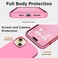 COFFKER Compatible for iPhone 15 Plus Case Silicone Liquid Shockproof Protective Cover Soft AntiScratch Microfiber Lining Slim Phone Case for iPhone 15 Plus 67 Tender Pink