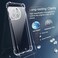 Nijiadi Compatible for OnePlus 12 5G 2024 Phone Case with Glass Screen Protector 360 Rotatable Ring Holder Kickstand Non Yellowing Transparent 4 Corners Shockproof Protective Phone Cover Case Clear