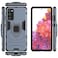MaiJin Compatible with Samsung Galaxy S20 FE S20 Fan Edition Galaxy S20 Lite Case Metal Ring Grip Kickstand Shockproof Hard Bumper Works with Magnetic Car Mount Dual Layer Rugged Cover Navy Blue
