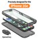 Cozycase TOP Military Protective IP68 Waterproof Case for iPhone 16eiPhone 17e Heavy Duty 360 Shockproof Full Body with Screen Camera Protector Double Dustproof Hard Tough Front Back Cover Black