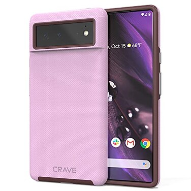 Crave Dual Guard for Google Pixel 6 Shockproof Protection Dual Layer Case for Google Pixel 6 Blush