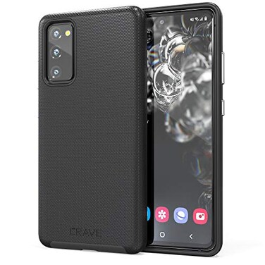 Crave for Samsung Galaxy S20 FE Case Shockproof Protection Dual Layer Case for Samsung Galaxy S20 FE 5G 65 inch Black