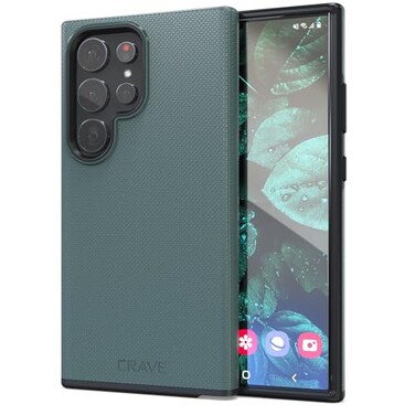 Crave for Samsung Galaxy S24 Ultra Case Shockproof Protection Dual Layer Case for Samsung Galaxy S24 Ultra 68 inch Forest Green