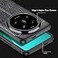 CruzerLite Case for Xiaomi Mi 14 Ultra Carbon Fiber Texture AntiScratch Shock Absorption Cover Leather Black