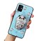SINQERISHT Cute Cartoon Case Compatible with Samsung Galaxy A71 5G Cases Slim Silicone Fit Protective Phone Cover with 3D Liquid Glitter Clear Kickstand Shockproof Bumper Cover Shell for Galaxy A71 5G