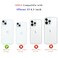 DEFBSC for iPhone 13 Case Cute Clear Wavy Art Design Aesthetic Pattern Phone Case for Women Girls Wave Frame Durable Protective Cover Full Camera Protection Bumper for iPhone 13 Green