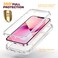 Diaclara Designed for iPhone 13 Case Full Body Rugged with Builtin Touch Sensitive AntiScratch Screen Protector Soft TPU Bumper Case for iPhone 13 61 Clear Glitter