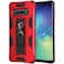 Dionsibei for Samsung Galaxy S10 Plus Case Military Grade Builtin Kickstand Case Holder Armor Heavy Duty Shockproof Cover Protective for Samsung Galaxy S10 Plus Phone Case Red