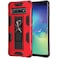 Dionsibei for Samsung Galaxy S10 Plus Case Military Grade Builtin Kickstand Case Holder Armor Heavy Duty Shockproof Cover Protective for Samsung Galaxy S10 Plus Phone Case Red