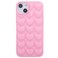 DMaos for iPhone 13 Pro Max Case for Women 3D Pop Bubble Heart Gel Cover Cute Girly for iPhone13 Pro Max 67 inch Baby Pink