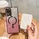 Doowear Galaxy Note 10Plus Case Magnetic Glitter Support Magsafe Charger AntiScratch Shockproof Luxury Plated Clear Full Camera Protection Phone Cover Case for Samsung Galaxy Note 10 PlusPink