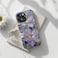 DorisMax for iPhone 14 Pro Max Case Wireless Charging Compatible DualLayer Hard Shell Silicone Cover Shockproof Protective Phone Case with Stylish Designs for Women Abstract Lotus