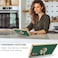 DUEDUE for Samsung Galaxy Note 10 Plus Case with Ring Holder Kickstand 360 Degree Rotation Magnetic Car Finger Soft TPU Slim Cover Protective Phone Case for Samsung Note 10 Plus 5G4G Dark Green
