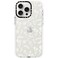 Dumkery Cute White Flowers Case Compatible with iPhone 15 Pro Max Clear Case Floral Aesthetic Pattern Soft TPU Shockproof Slim Cases Cover for Girls Women