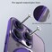 EiYioun Plated Case for iPhone 13 Mini with Metal Ring Holder Stand Compatible with MagSafe Shockproof NonSlip Slim Fit Protective Phone Bumper Cover for iPhone 13 Mini Silver