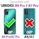 ELISORLI Compatible with UMIDIGI A9 ProA7 Pro case Rugged Thin Slim Cell Accessories AntiSlip Fit Rubber TPU Mobile Phone Protection Full Body Bumper Cover for UMIGIDI A9Pro A7Pro Women Men Black