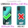 ELISORLI Compatible with UMIDIGI A9 ProA7 Pro case Rugged Thin Slim Cell Accessories AntiSlip Fit Rubber TPU Mobile Phone Protection Full Body Bumper Cover for UMIGIDI A9Pro A7Pro Women Men Black