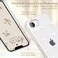 EYZUTAK Case for iPhone 17eiPhone 16e Clear Cute Ribbon Bowknot Pattern Aesthetic Transparent Phone Case Raised Camera Protection Stylish Slim Soft Durable TPU Protective Cover for Women GirlsWhite